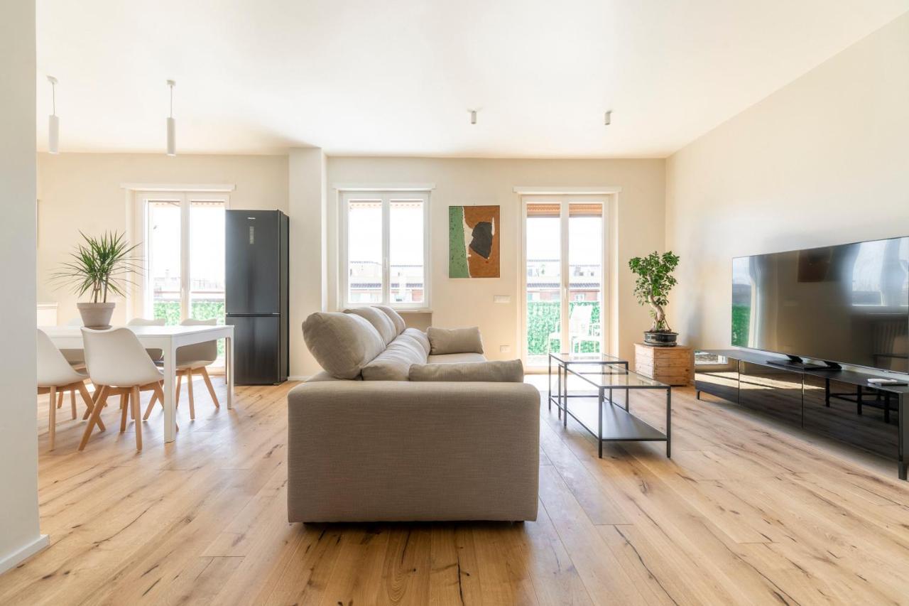 La Dolce Vita - Sunny Penthouse Trastevere Station 100Sqm Roma Eksteriør bilde
